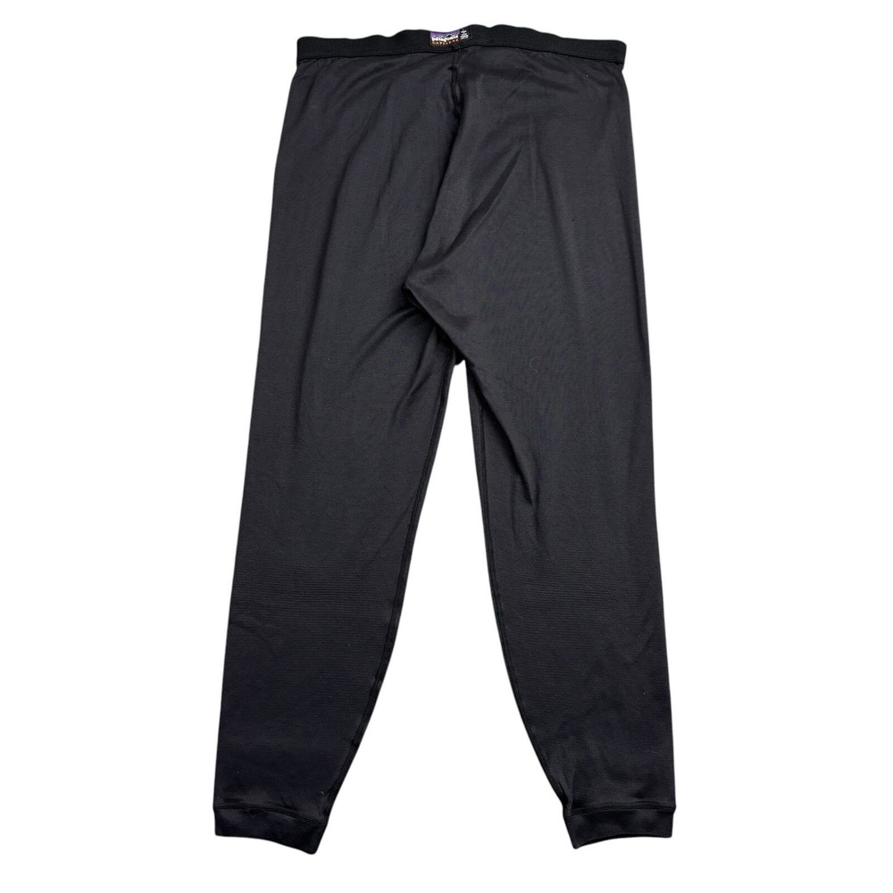 Vintage Patagonia Pants Women's Large Black Capilene Baselayer USA Lightweight - Picture 4 of 11
